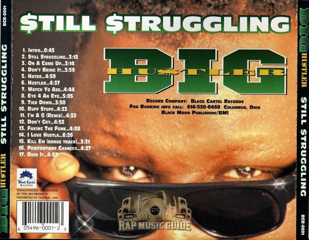 独創的 BIG g-rap 洋楽 BLAC/Strikkly Hustlers OG DA 4 洋楽 